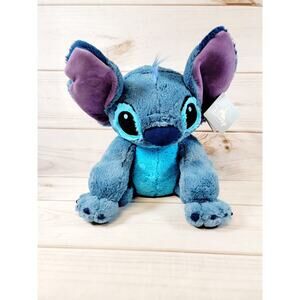 Disney Parks Lilo & Stitch Blue 14" Soft Stuffed Toy Plush Authentic W/ Tags